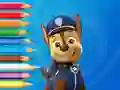 لعبة Coloring Book: Paw Patrol Chase على الانترنت