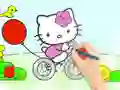 لعبة Coloring Book: Hello Kitty Cycling على الانترنت
