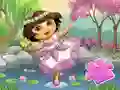 لعبة Jigsaw Puzzle: Dora Lake Dance على الانترنت