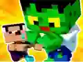 لعبة Noob vs Pro: Challenge على الانترنت