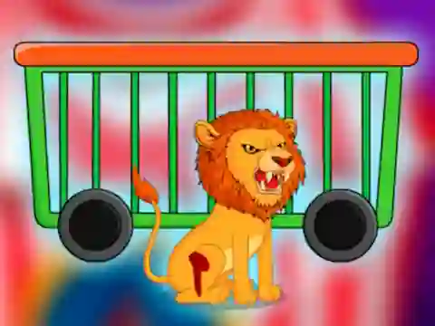لعبة Help to Injured Circus Lion على الانترنت
