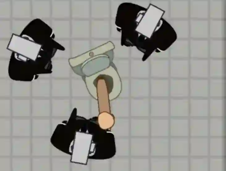 لعبة 100 Cameramans vs 100 Toilets على الانترنت