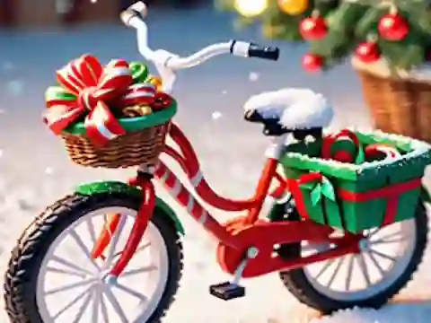 لعبة Christmas Bike Salon على الانترنت