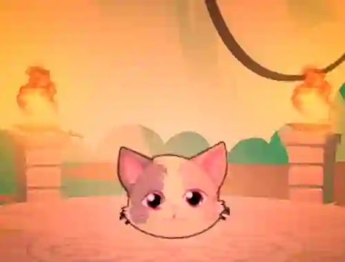 لعبة Kitty Roll على الانترنت