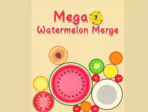 لعبة Mega Watermelon Merge على الانترنت