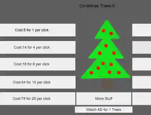 لعبة Christmas Tree Clicker على الانترنت