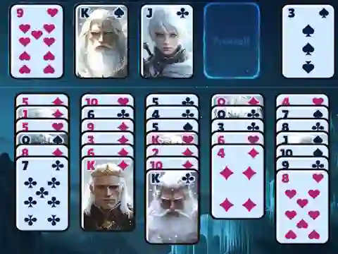 لعبة Frozen Freecell على الانترنت