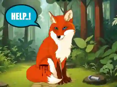 لعبة Save The Injured Fox على الانترنت