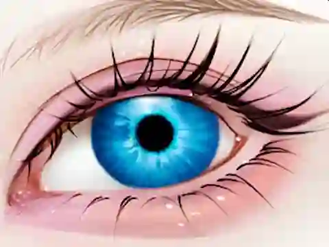 لعبة Eye Color DIY على الانترنت