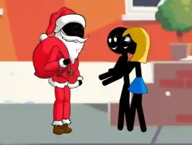 لعبة Stickman Santa على الانترنت