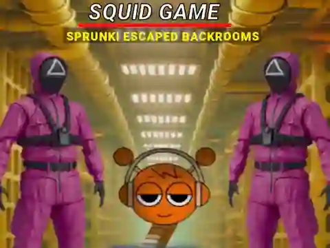 لعبة Squid Game Sprunki Escaped Backrooms على الانترنت