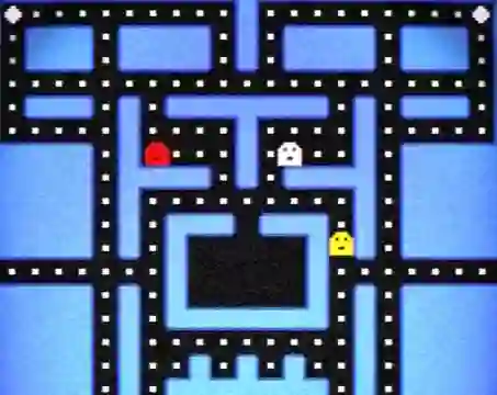 لعبة Pacman على الانترنت