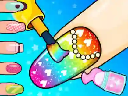 لعبة Coloring Book: Nail Salon على الانترنت