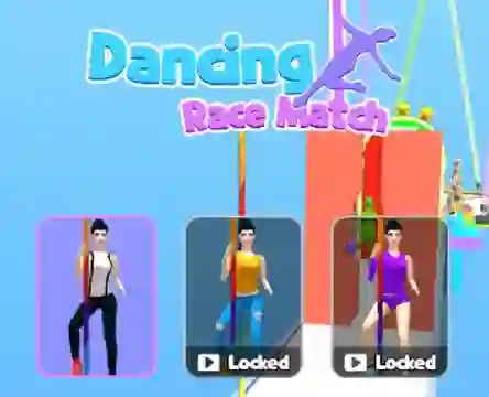لعبة Dancing Race Match على الانترنت