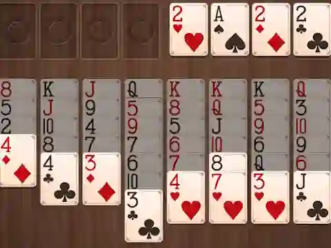 لعبة Wood Freecell على الانترنت