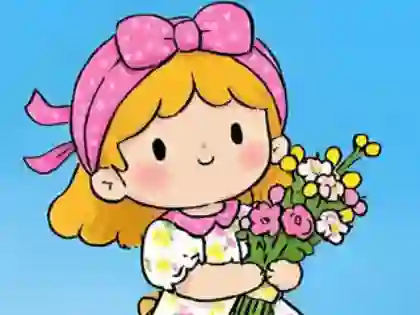 لعبة Jigsaw Puzzle: Little Flower Girl على الانترنت