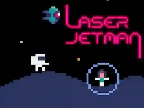 لعبة Laser Jetman على الانترنت