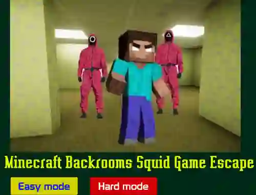 لعبة Minecraft Backrooms Squid Game Escape على الانترنت