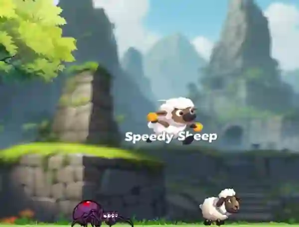 لعبة Speedy Sheep على الانترنت