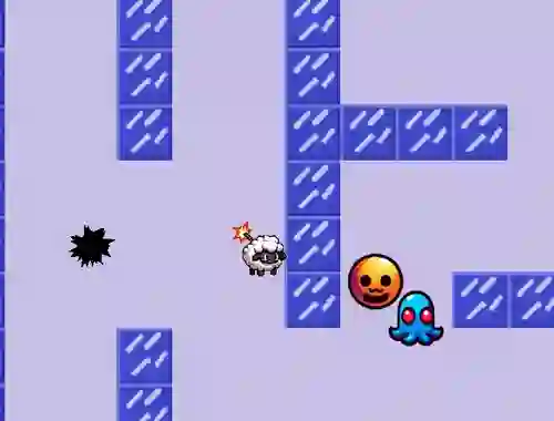 لعبة Baa-bomb Maze على الانترنت