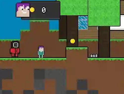لعبة Squid Escape But Blockworld على الانترنت