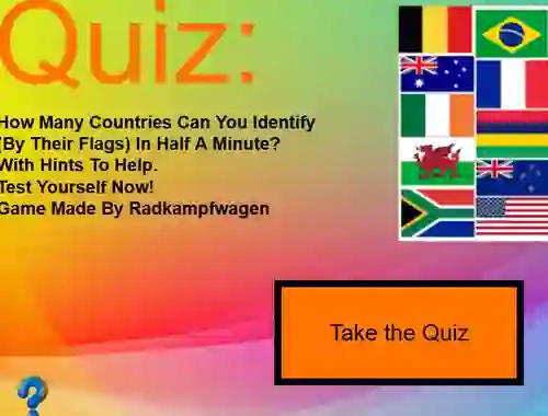 لعبة 30s Easy Flag Quiz على الانترنت