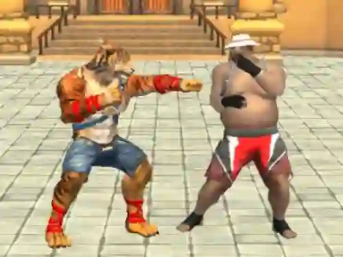 لعبة Bodybuilder Karate Fighting على الانترنت