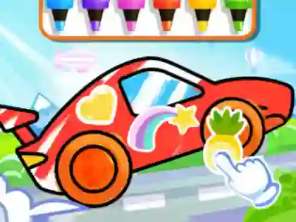 لعبة Coloring Book: Racing Car على الانترنت