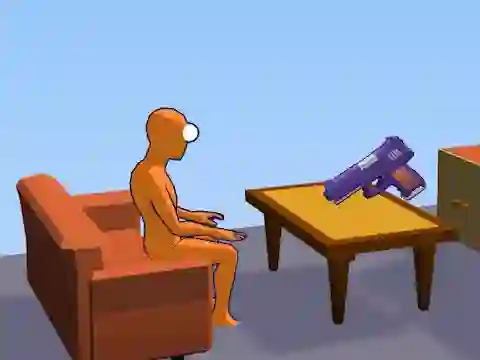 لعبة Ragdoll Gun Shooter: Cannon Spinner Playground على الانترنت
