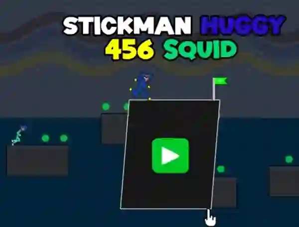 لعبة Stickman Huggy 456 Squid على الانترنت