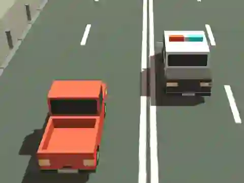 لعبة Blocky Overtake X على الانترنت