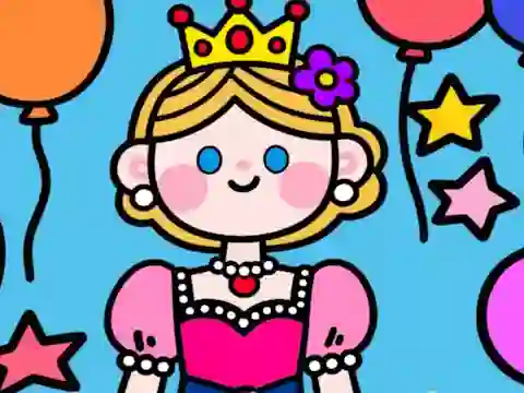 لعبة Color By Code: Little Princess على الانترنت