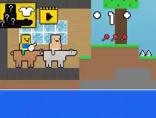 لعبة Baby Noob Vs Baby Obby Horse على الانترنت