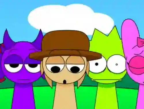 لعبة Sprunki Pyramixed - Finished Animations على الانترنت