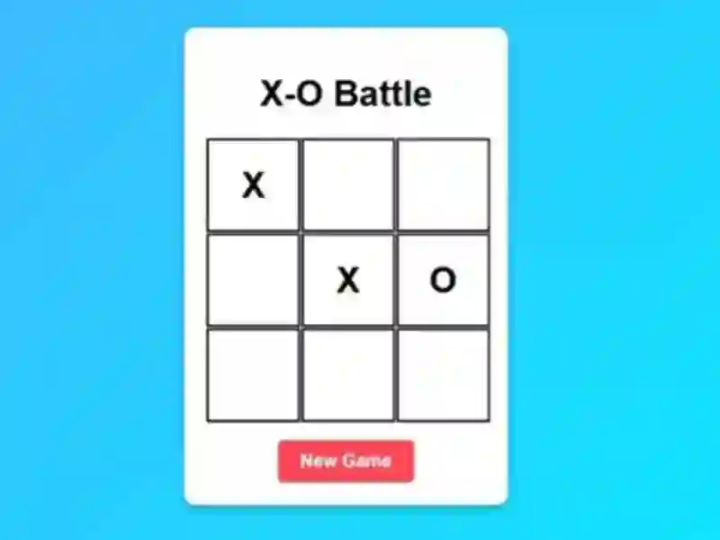 لعبة X O Battle على الانترنت