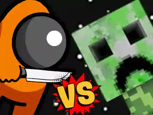 لعبة Among vs Creeper على الانترنت