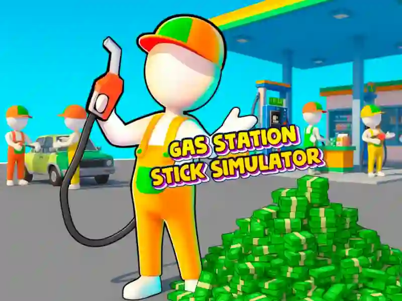 لعبة Gas Station - Stick Simulator على الانترنت