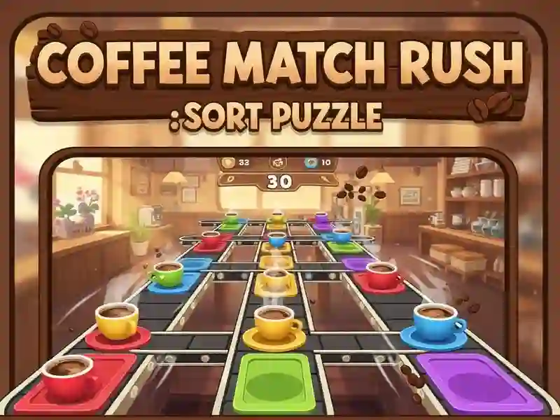 لعبة Coffee Match Rush: Sort Puzzle على الانترنت