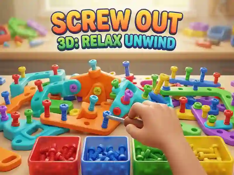 لعبة Screw Out 3D: Relax Unwind على الانترنت