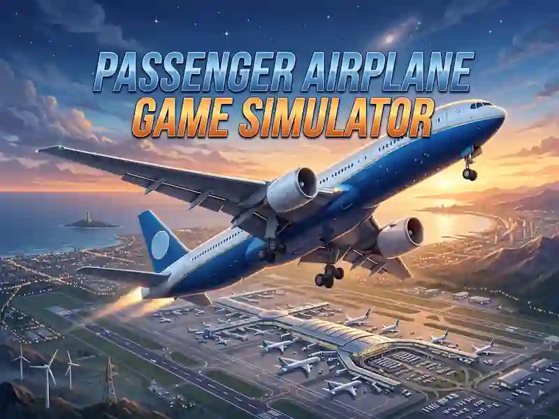 لعبة Passenger Airplane Game Simulator على الانترنت