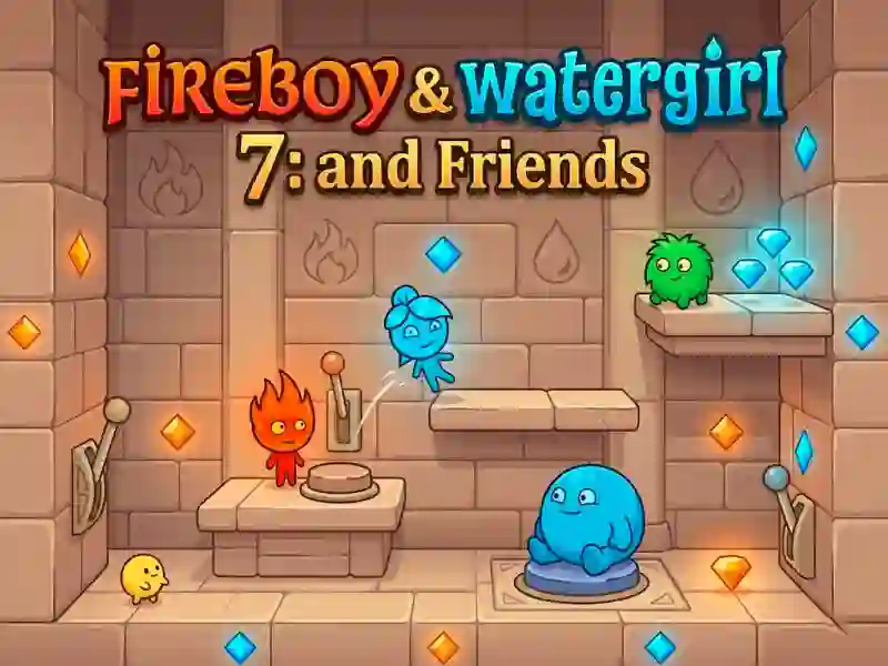 لعبة Fireboy & Watergirl 7: and Friends على الانترنت