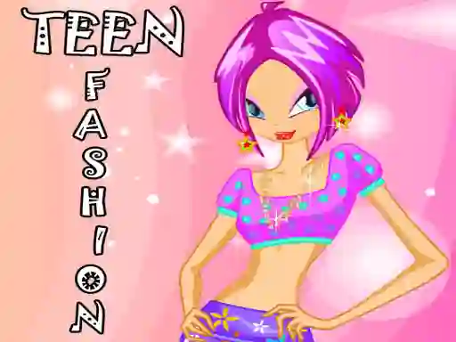 لعبة Teen Fashion Dress Up على الانترنت