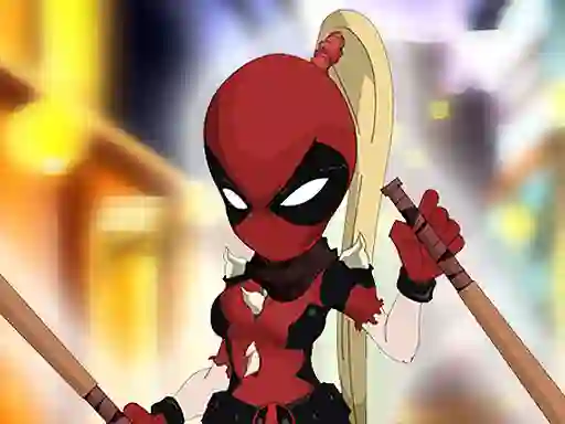لعبة Deadpool Girl Dressup على الانترنت