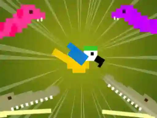 لعبة Blocky Parrot على الانترنت