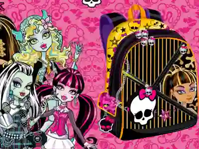 لعبة Monster High Backpack Design على الانترنت
