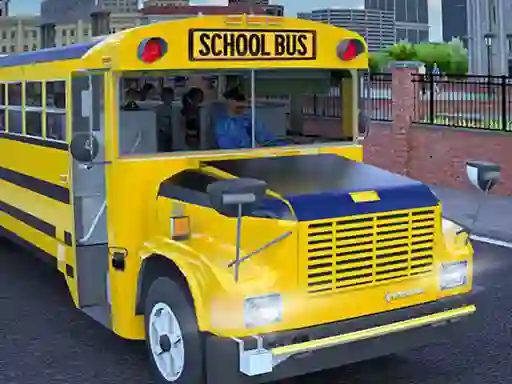 لعبة School Bus Game Driving Sim على الانترنت