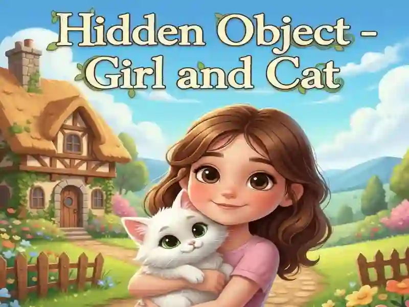 لعبة Hidden Object - Girl and Cat على الانترنت