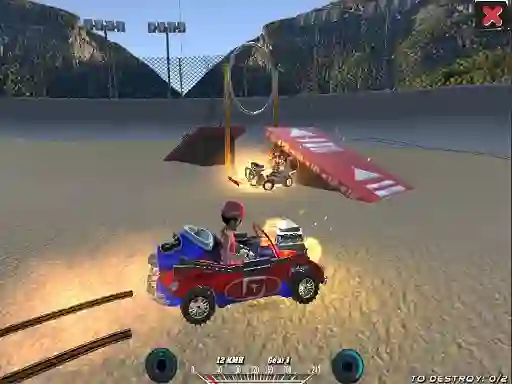 لعبة Demolition Cartoon Car Crash Derby على الانترنت