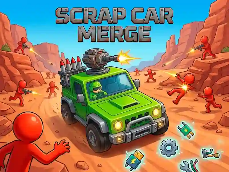 لعبة Scrap Car Merge على الانترنت