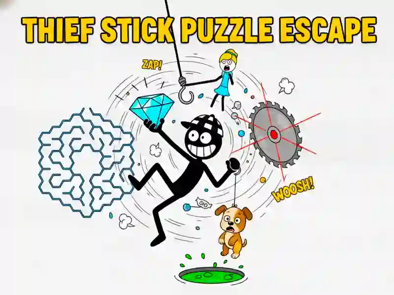 لعبة Thief Stick Puzzle Escape على الانترنت